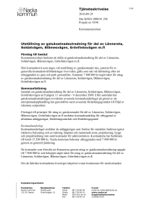 Gatukostnadsutredning för del av Lännersta, Soldatvägen