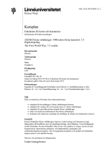 Kursplan