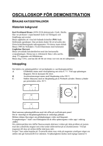 OSCILLOSKOP FÖR DEMONSTRATION