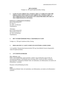 Vetalgin vet. solution f. inj.
