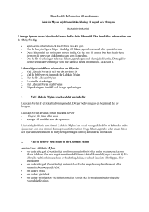 Lidokain Mylan solution for injection PL