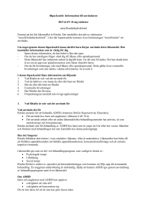Ritalin tablet PL - Läkemedelsverket