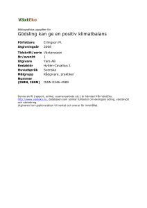 Gödsling kan ge en positiv klimatbalans