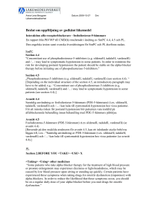 Anna‑Lena Berggren Datum: 2009‑10‑27 Dnr: Läkemedelssäkerhet