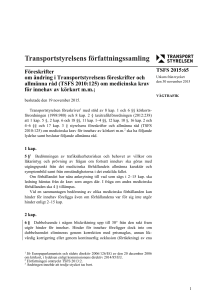 TSFS 2010:125 - Transportstyrelsen