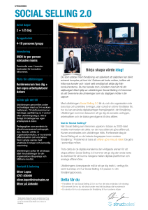 Utbildning - Social Selling