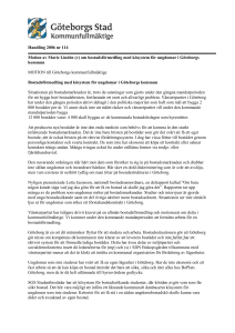 Bostadsförmedling med kösystem för ungdomar i Göteborgs kommun