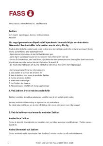 Zaditen ® bipacksedel