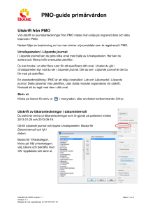 Utskrift från PMO