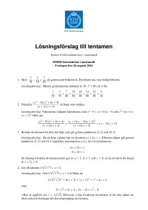 lösningar