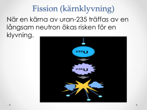 Fission (kärnklyvning)