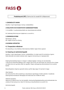 Dexafree ® produktresumé