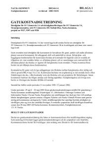 Principer för uttag av gatukostnadsersättning