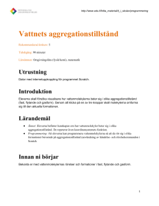 Aggregationstillstånd