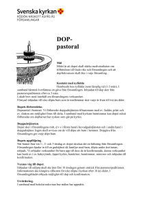 Dop - Svenska kyrkan