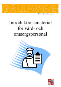 Introduktionsmaterial för vård