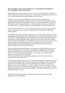 Hur såg Vladimir Lenins och hans boljevisters resa upp till makten