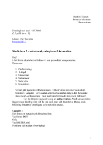 Studiebrev 7 - Háskóli Íslands