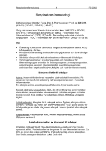 Respirationsfarmakologi