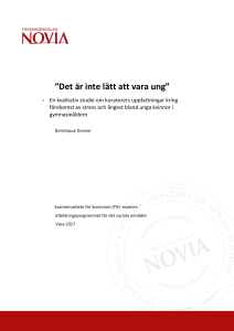 Det är inte lätt att vara ung