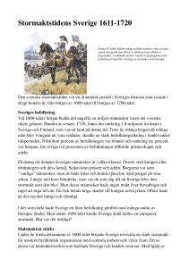 Stormaktstiden vecka 49