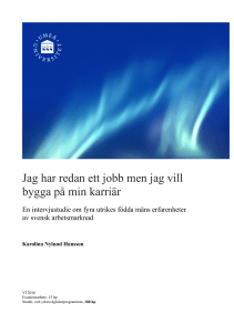 Jag har redan ett jobb men jag vill bygga på min karriär
