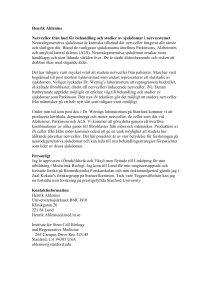 Henrik Ahlenius Nervceller från hud för behandling och studier av