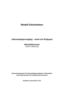 Handlingsplan Projekt Läkemedelsgenomgångar LmC