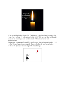 Vi har ett tråkigt besked. Sven-Eric Christiansen avled i sitt hem i