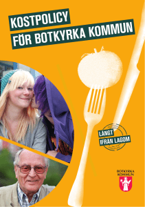 Botkyrkas kostpolicy