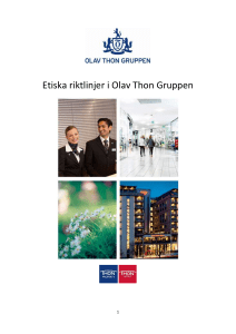 Organisationens uppförandekod
