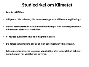Studiecirkel om Klimatet