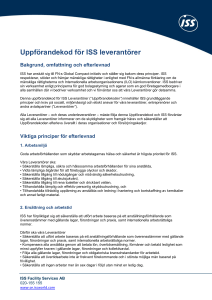 Fact Sheet ISS Facility Management