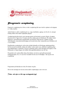 Progressiv avspänning