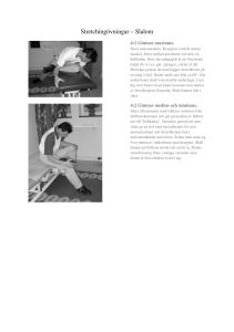 Stretchingövningar – Slalom