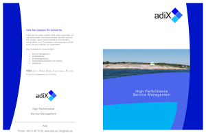 High Performance Service Management
