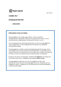 Övningsuppgifter Läkemedel