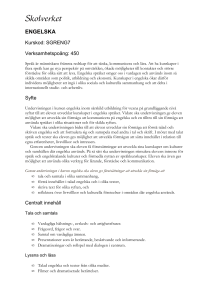 engelska - Skolverket