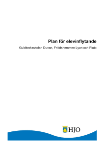 Plan för elevinflytande