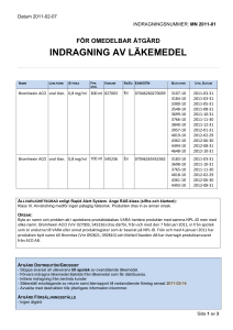 Bromhexin ACO - oral lösn, 0,8mg/ml - McNeil
