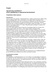 Projektbeskrivning