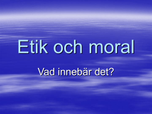 Etik och moral