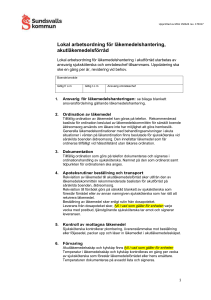 docx, 48 KB Arbetsordning läkemedelhantering