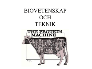 BIOVETENSKAP OCH TEKNIK