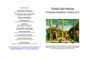 Församlingsbrev våren 2016