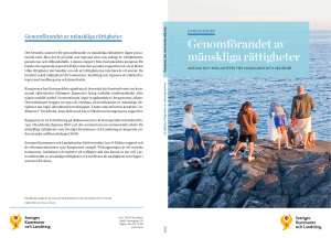 Genomförandet av mänskliga rättigheter - SKL:s webbutik
