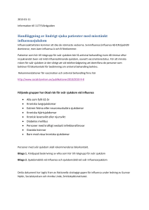 Handläggning av lindrigt sjuka patienter med misstänkt