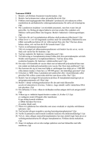Tentamen 020818 1. Beskriv och förklara