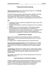 Respirationsfarmakologi