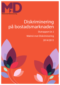 Diskriminering på bostadsmarknaden